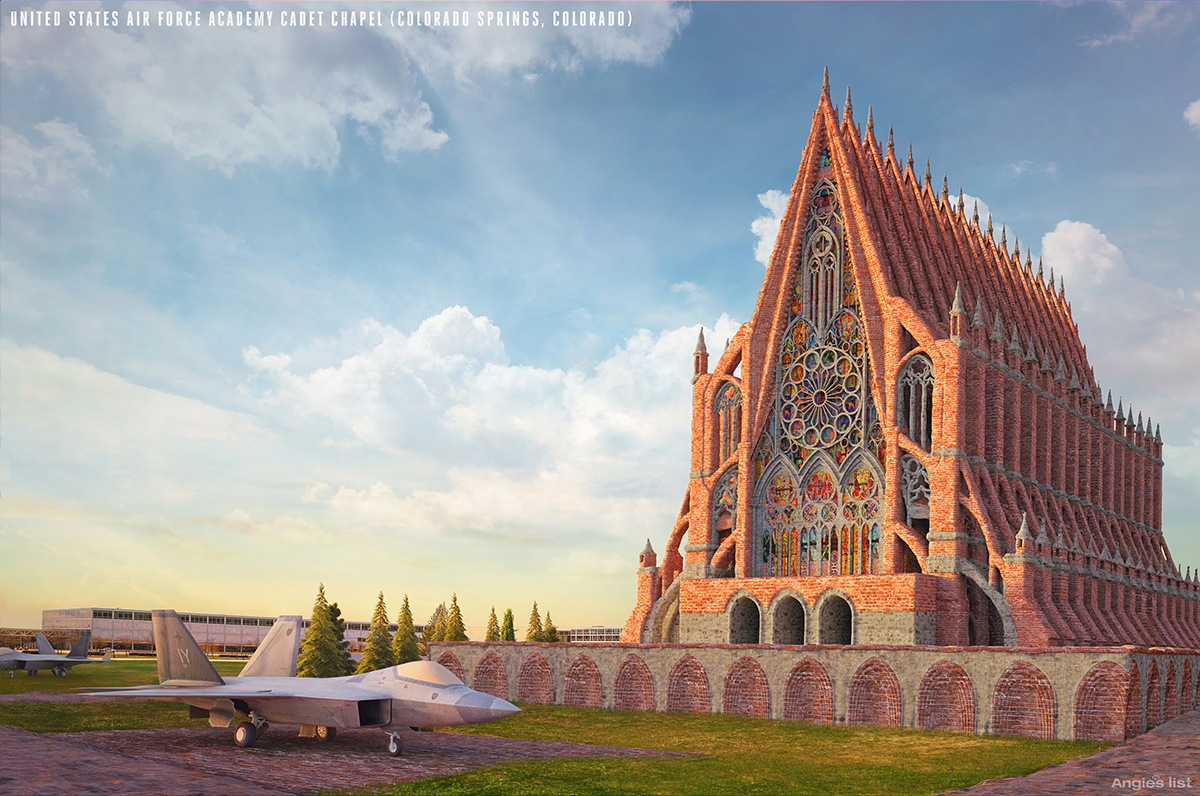 USAF Academy Gothic Style