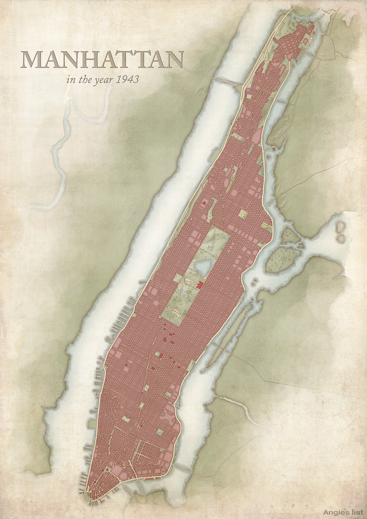 Manhattan in 1943