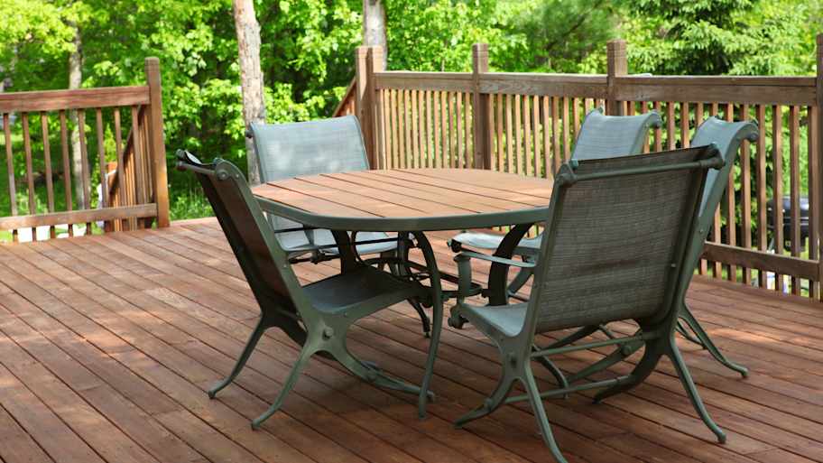Patio table and chairs 