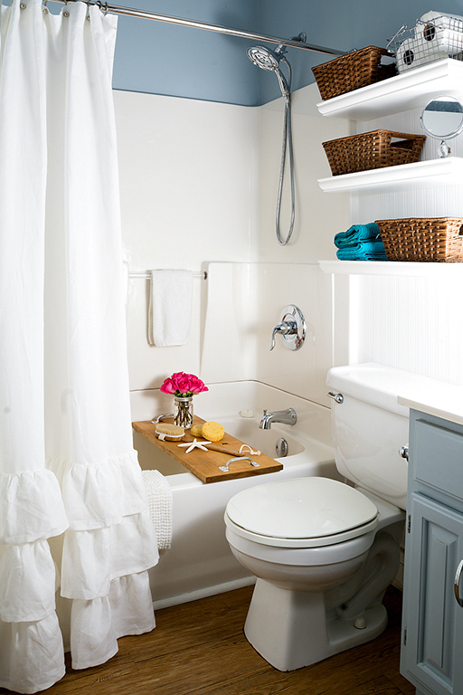 before and after shower remodel