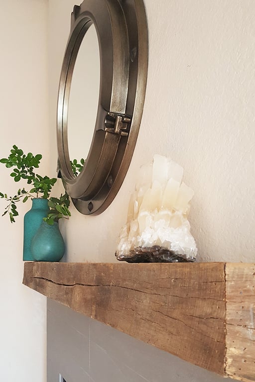 before and after fireplace makeover