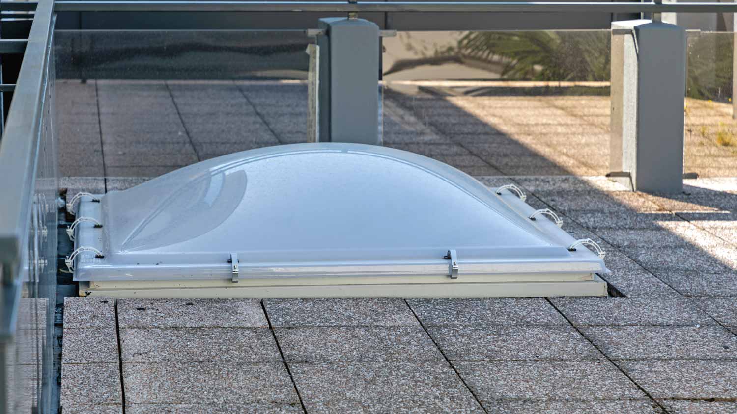 Acrylic dome skylight window