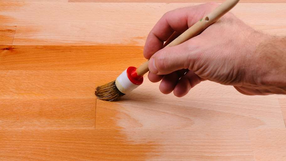 wood floor with tung oil