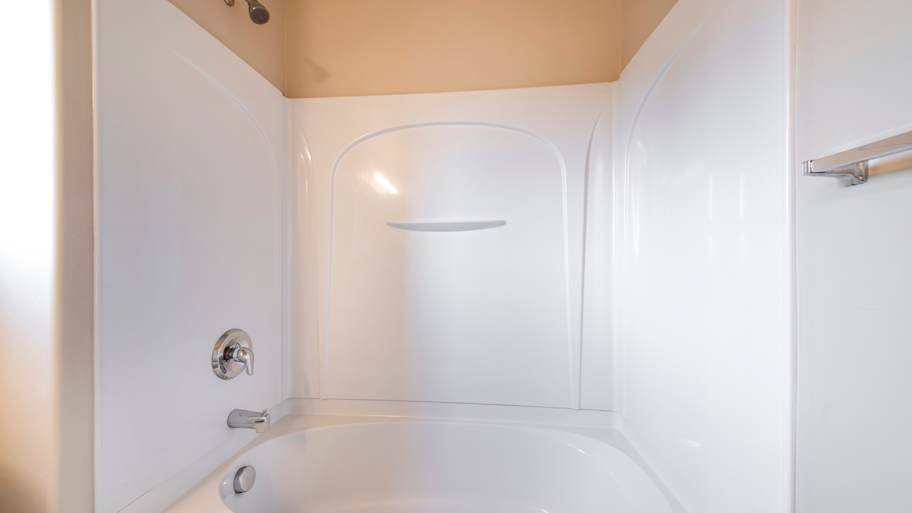 Acrylic shower tub combo