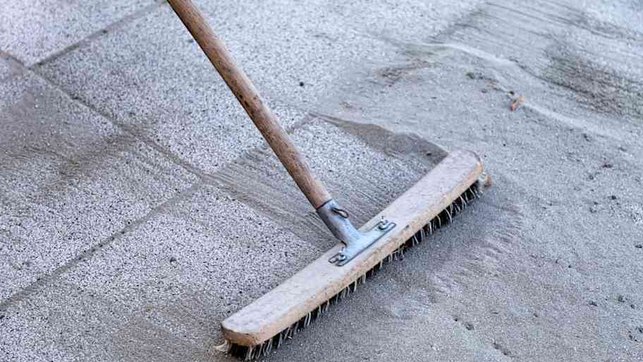 Installing polymeric sand
