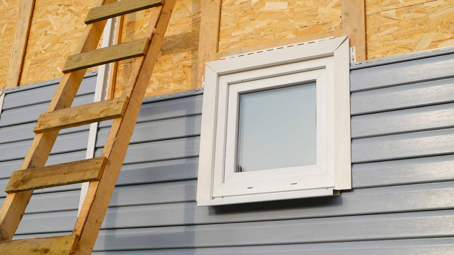 Aluminum siding installation