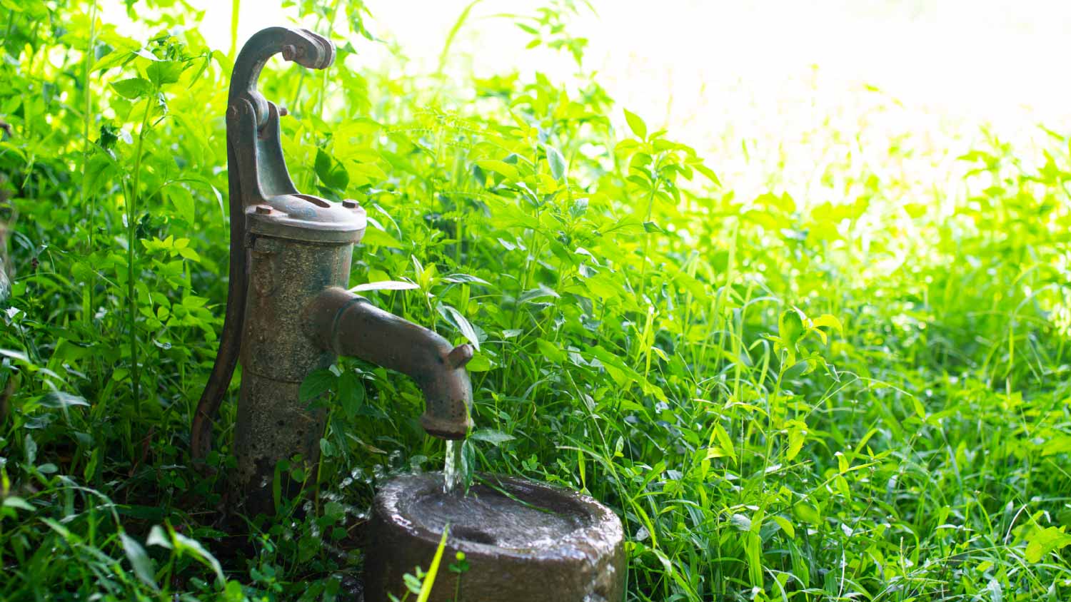 Ancient groundwater pump