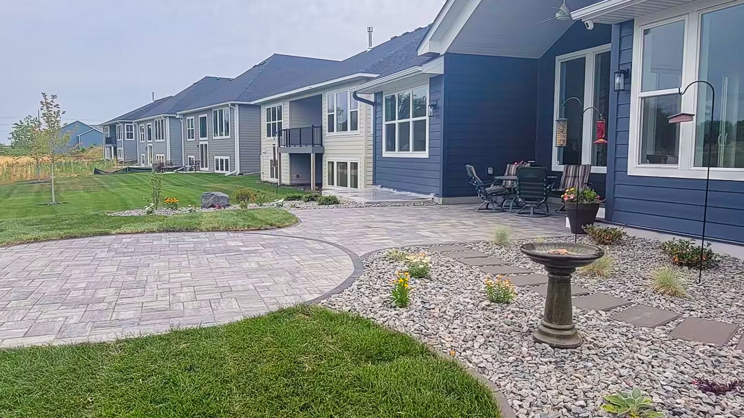 Back garden exterior