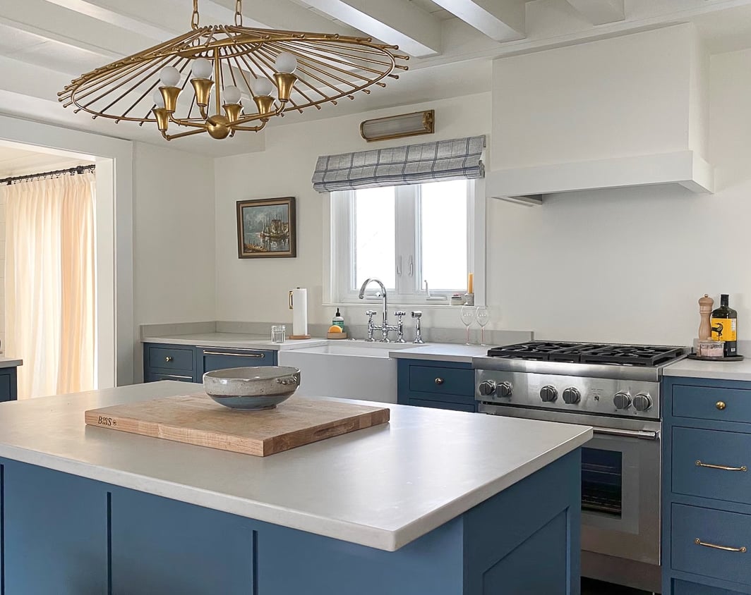 Blue modern kitchen