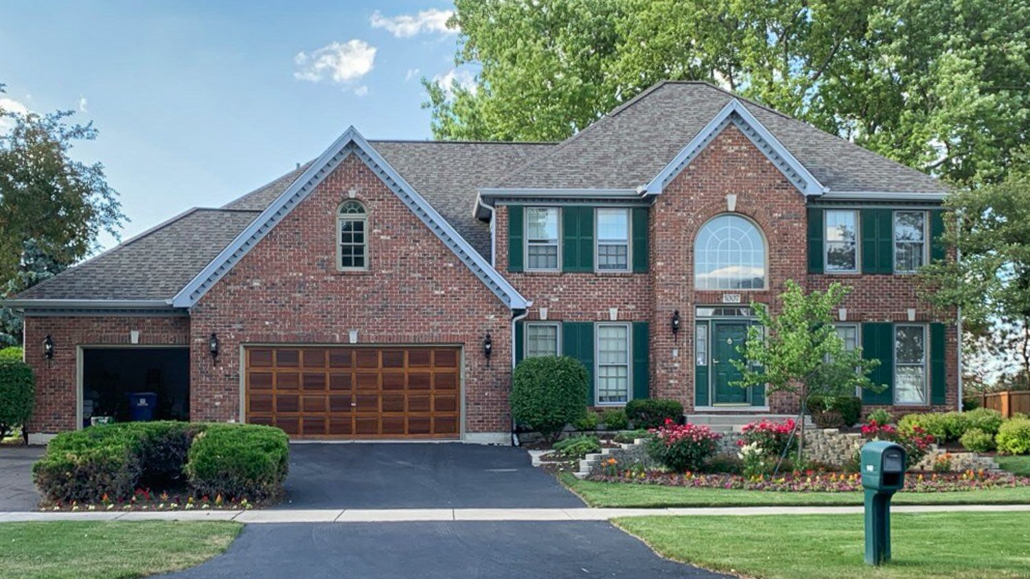 Brick house exterior