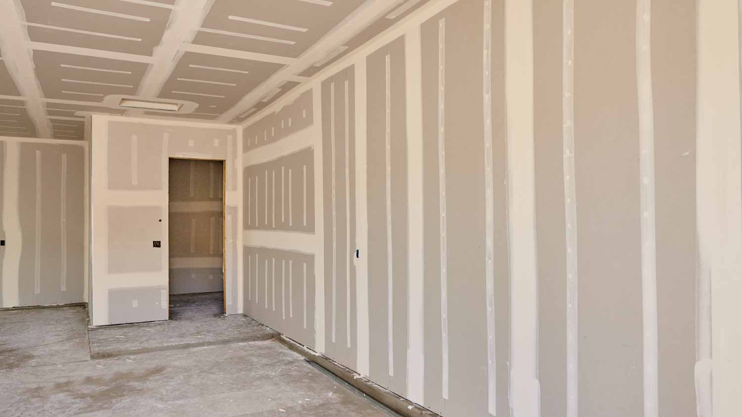 Construction building industry drywall