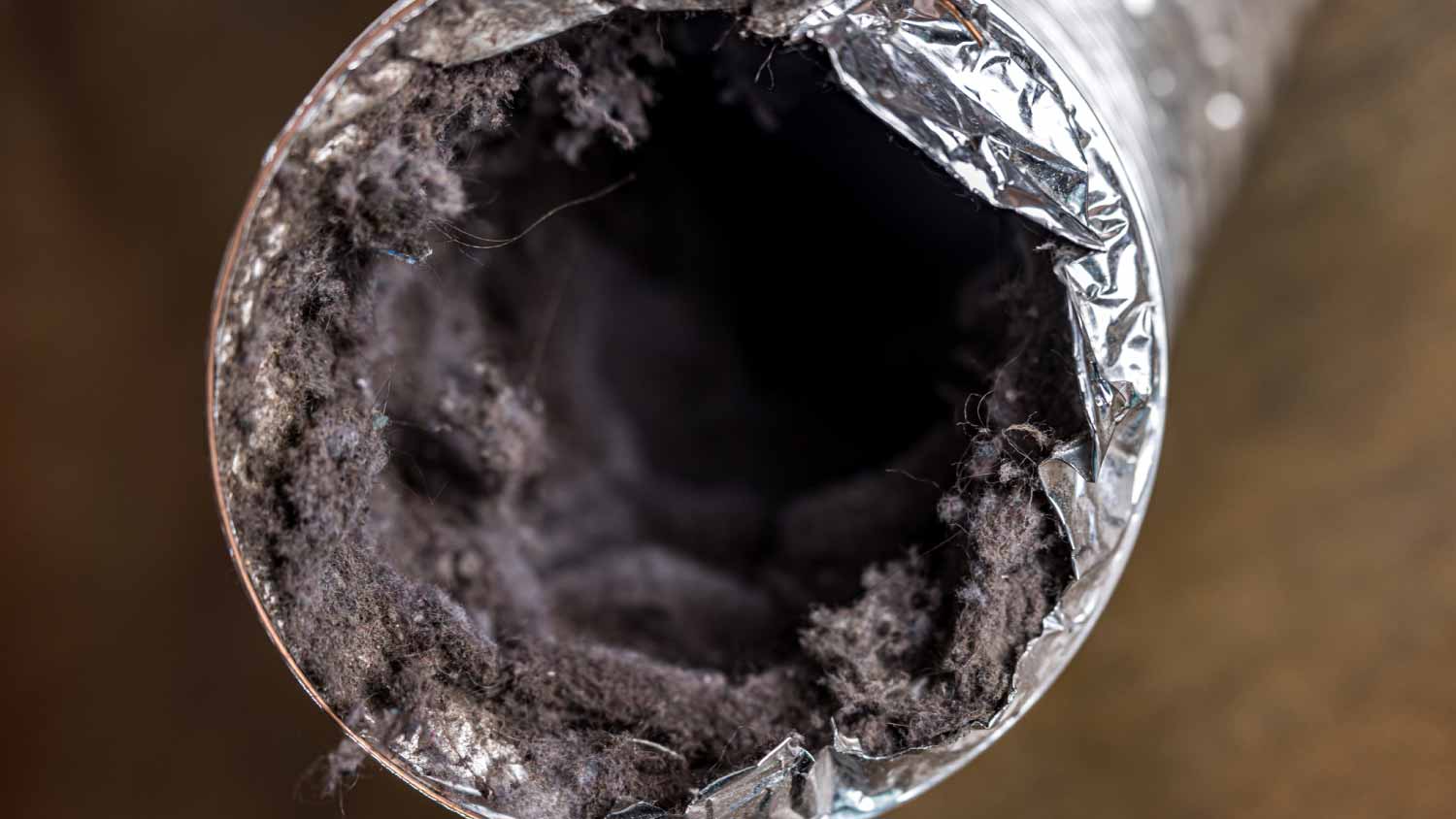 Dirty laundry aluminum dryer vent