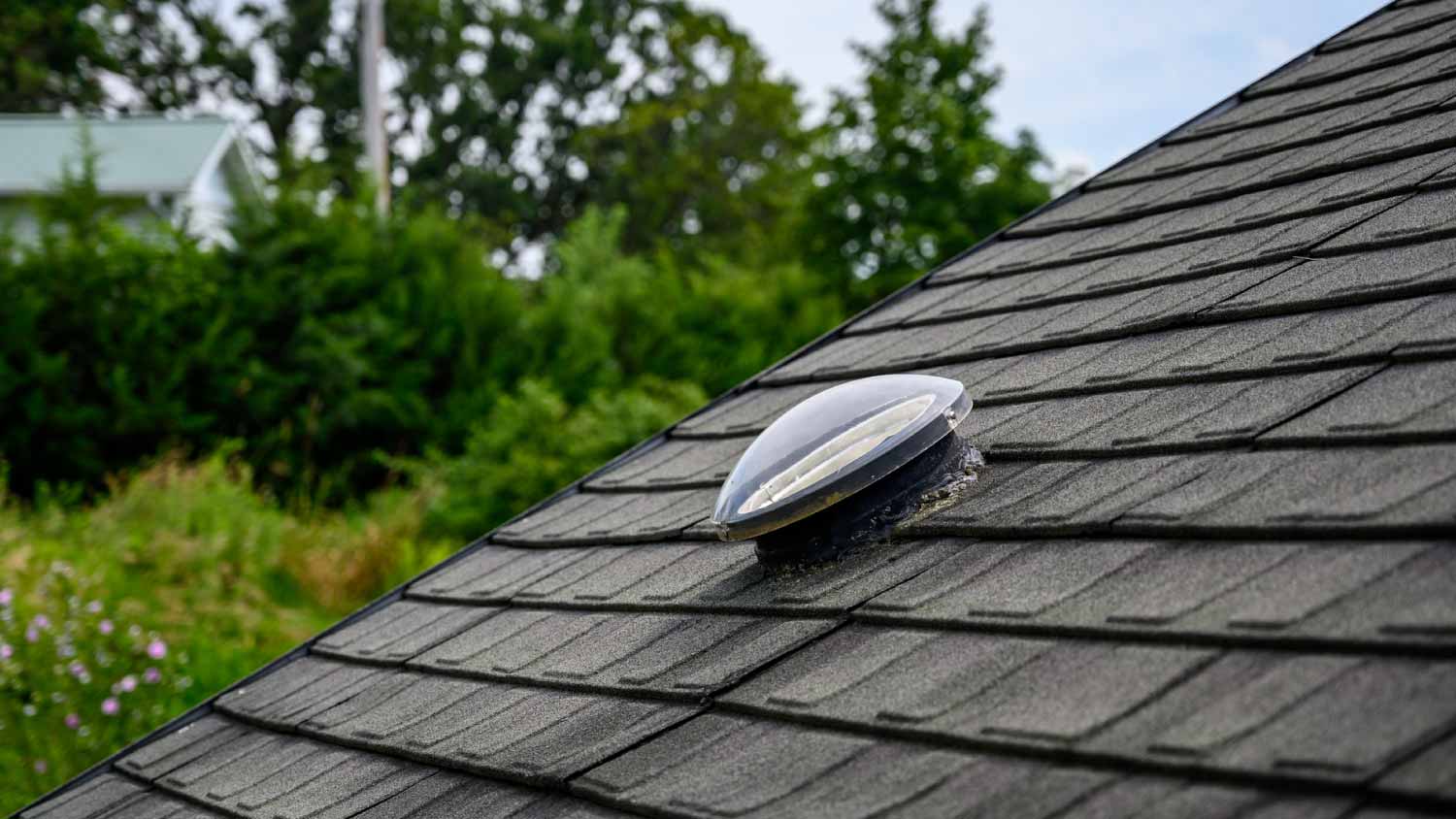 Dome shaped solar tube skylight