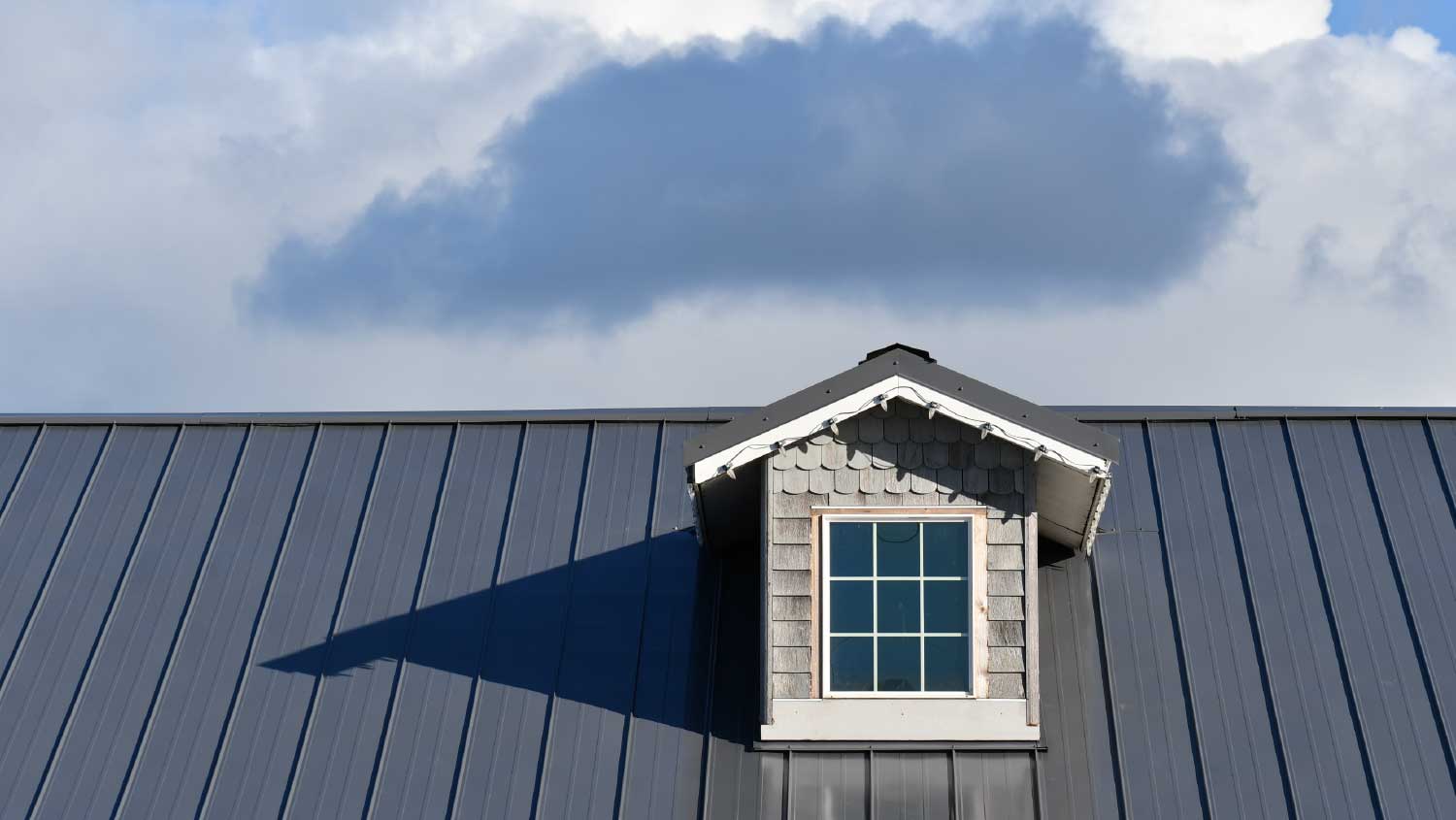 Dormer style metal roof
