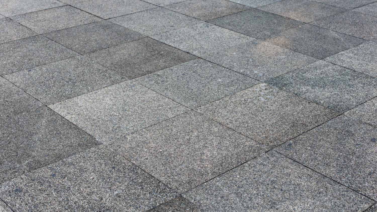 Gray outdoor tiles