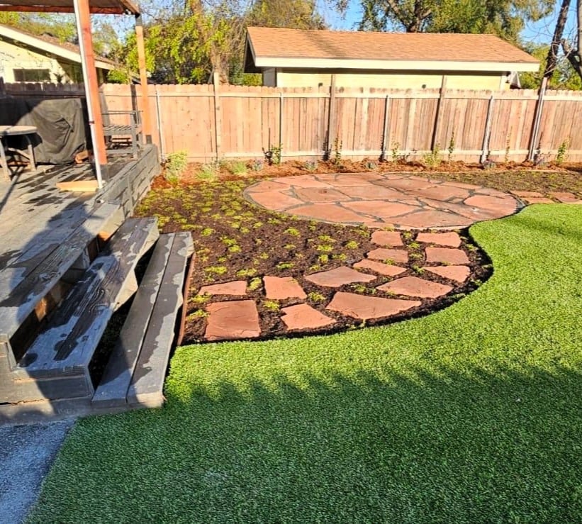 flagstone landscaping