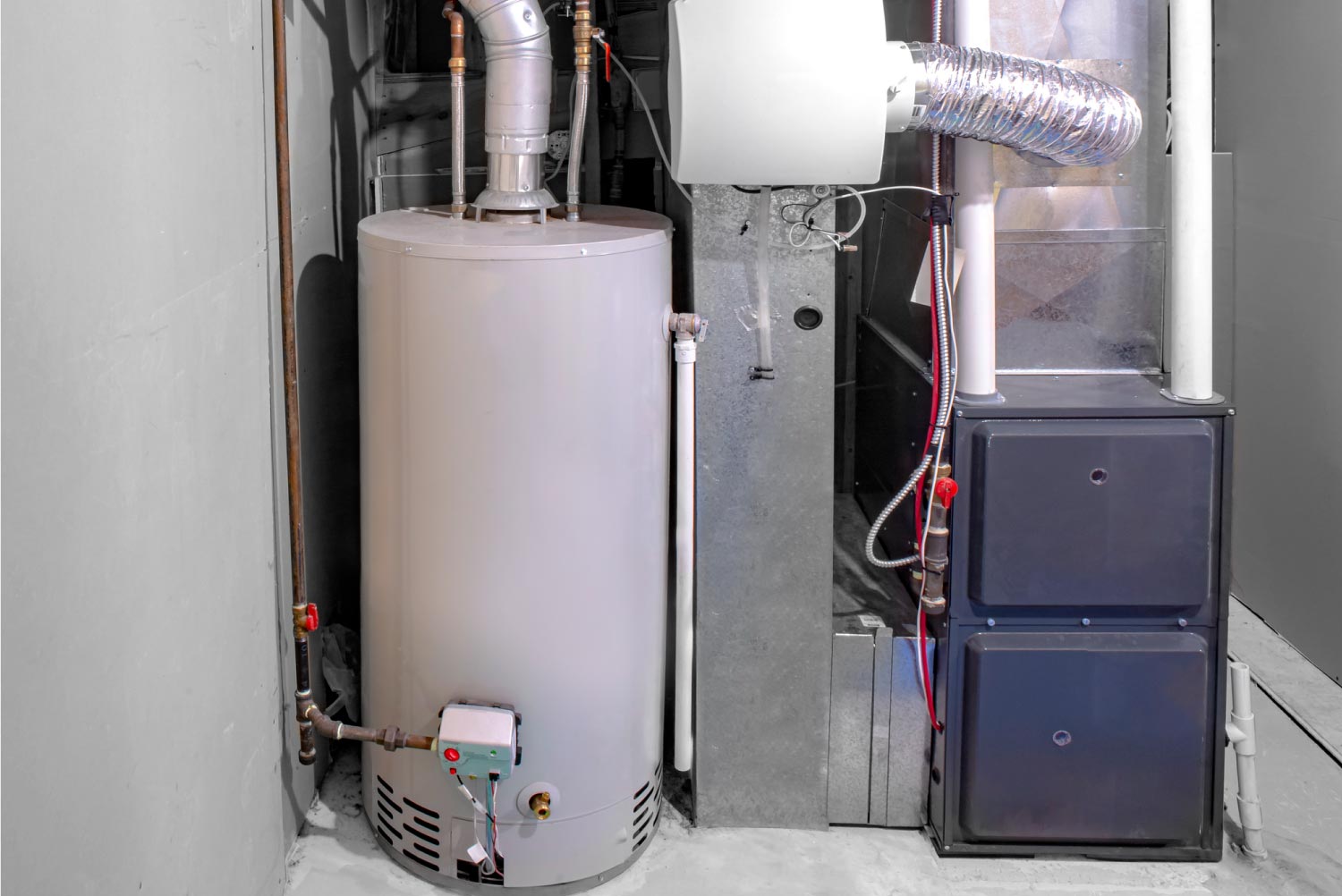 A house high efficiency furnace