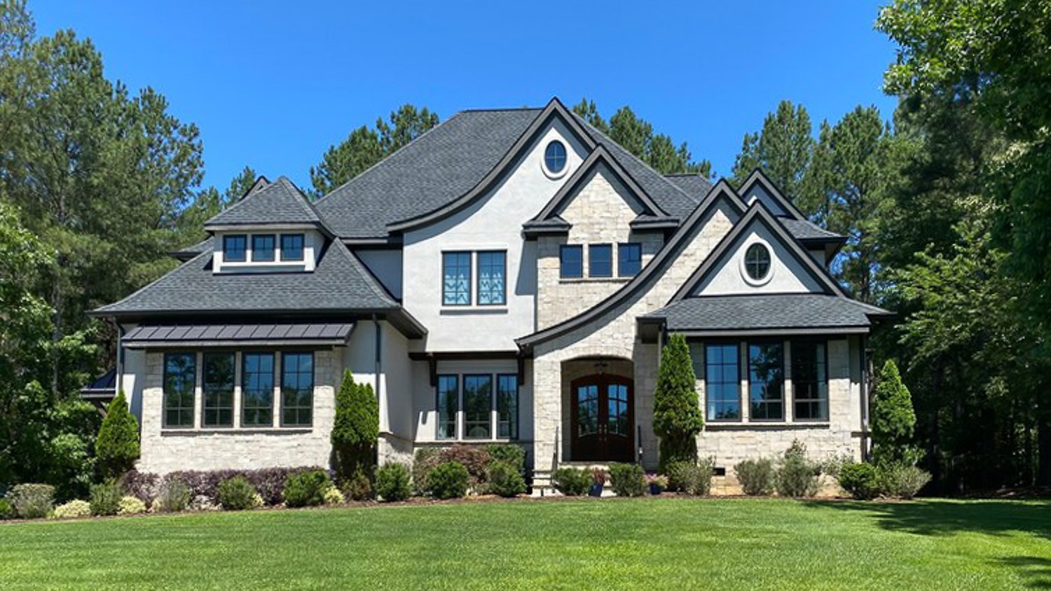 Huge house with garden