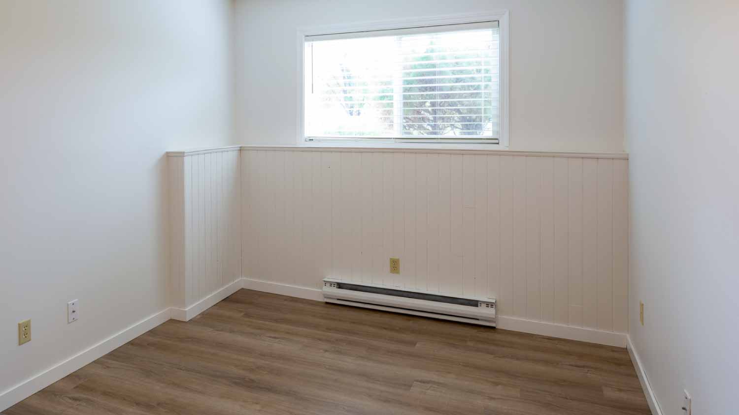 Interior of empty renovated apartment 