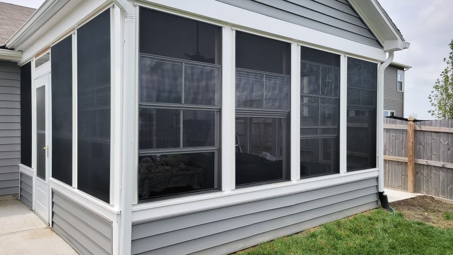 Large porch windows