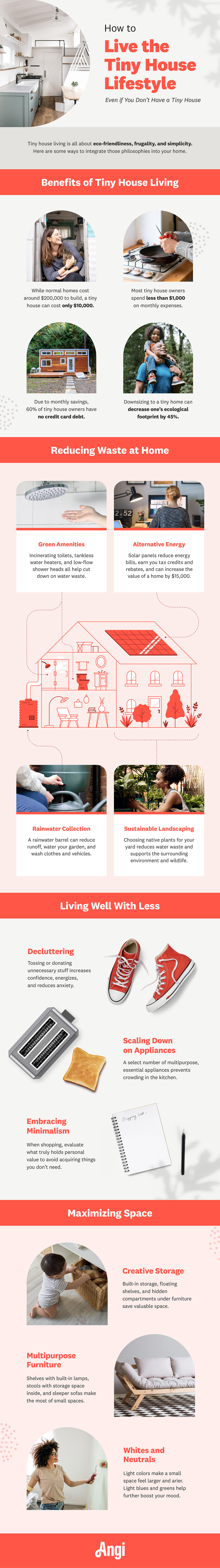 Tiny house living is all about eco-friendliness, frugality, and simplicity. A tiny house can cost only $10,000.