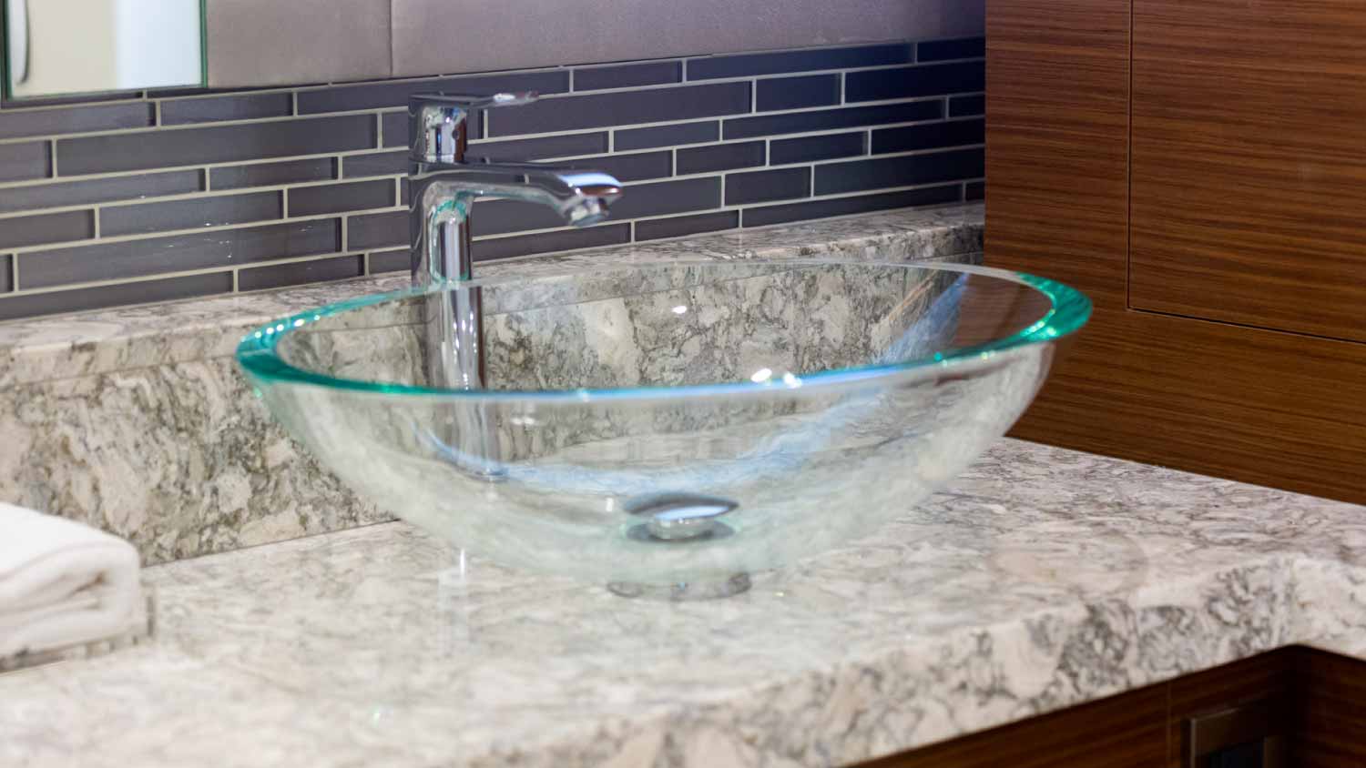 Luxury glass sink