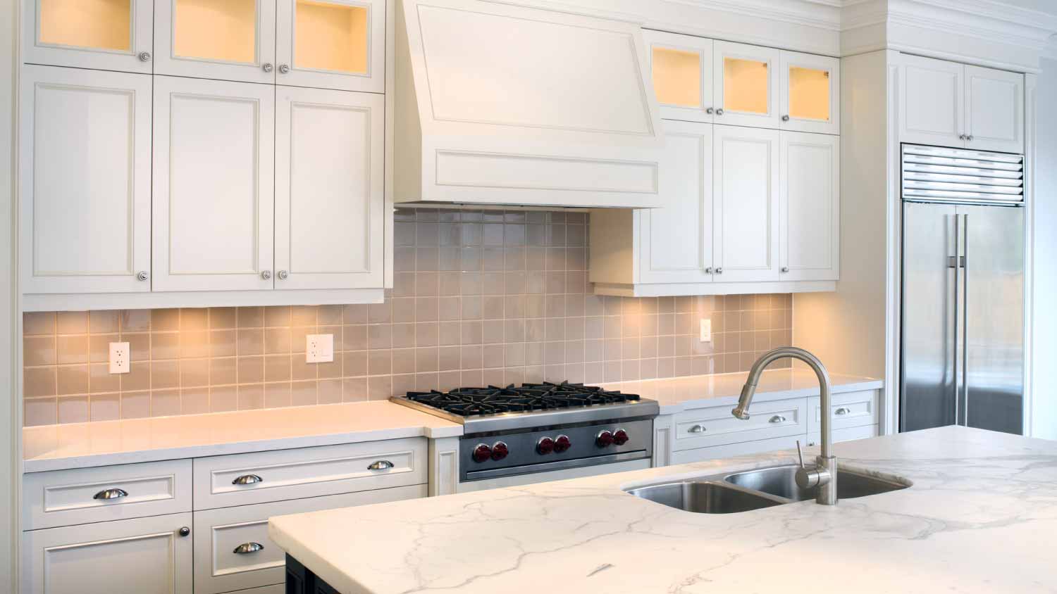 Luxury white kitchen