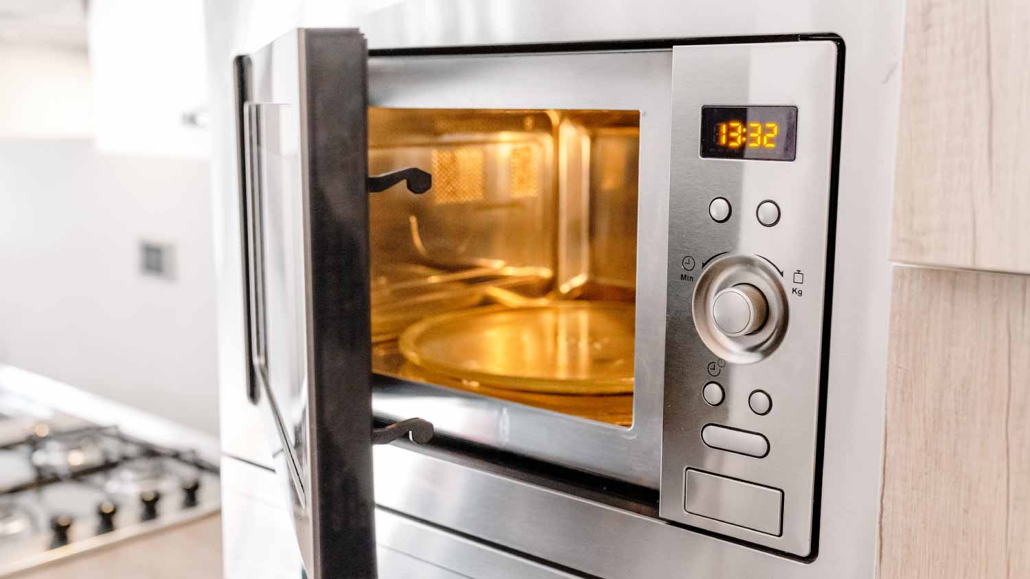 Modern kitchen microwave