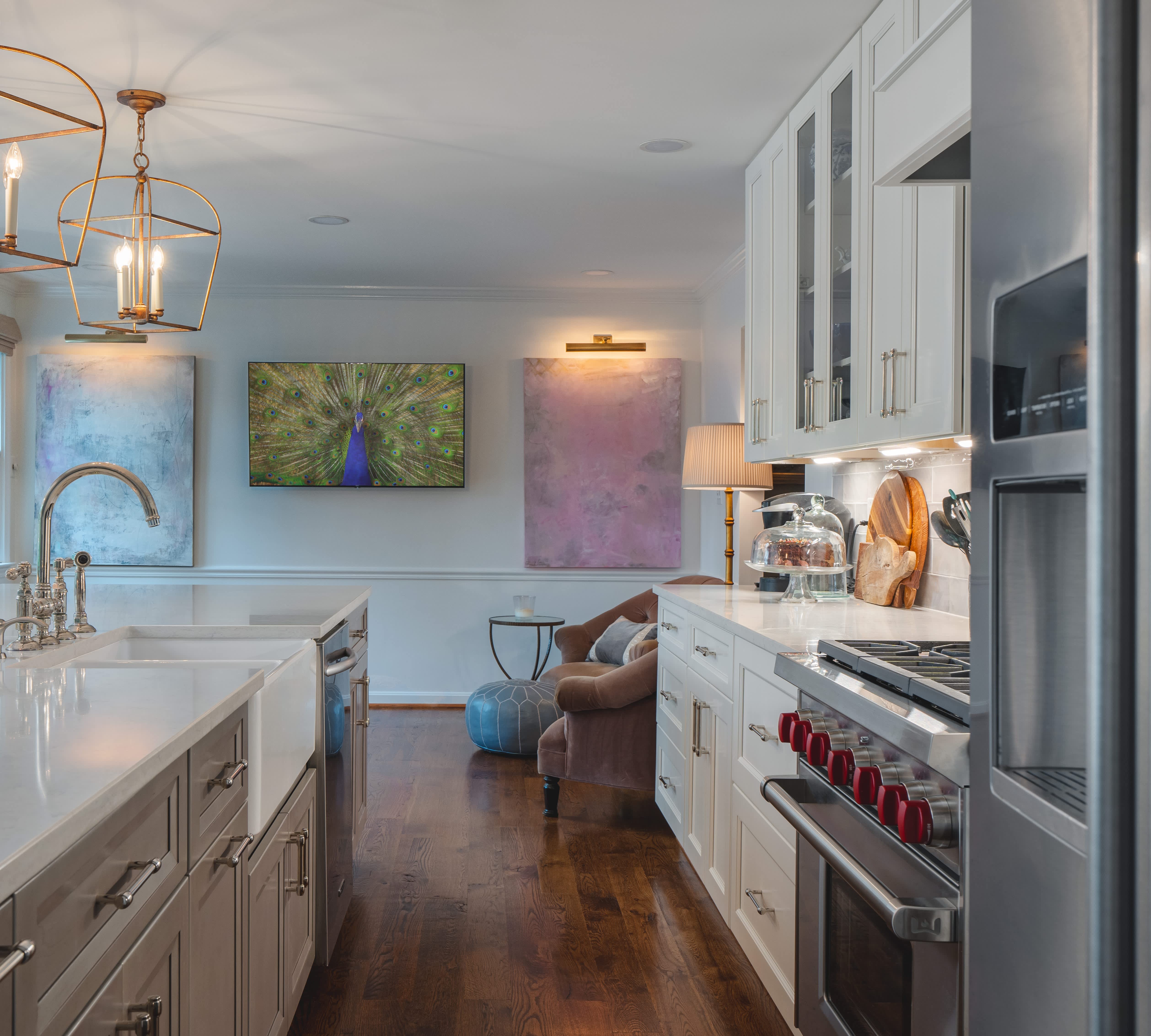galley kitchen