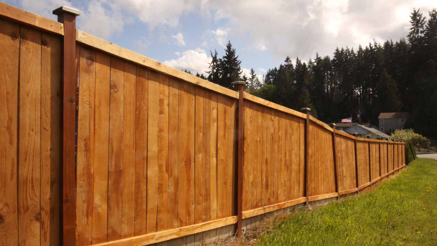 New Wooden Fence