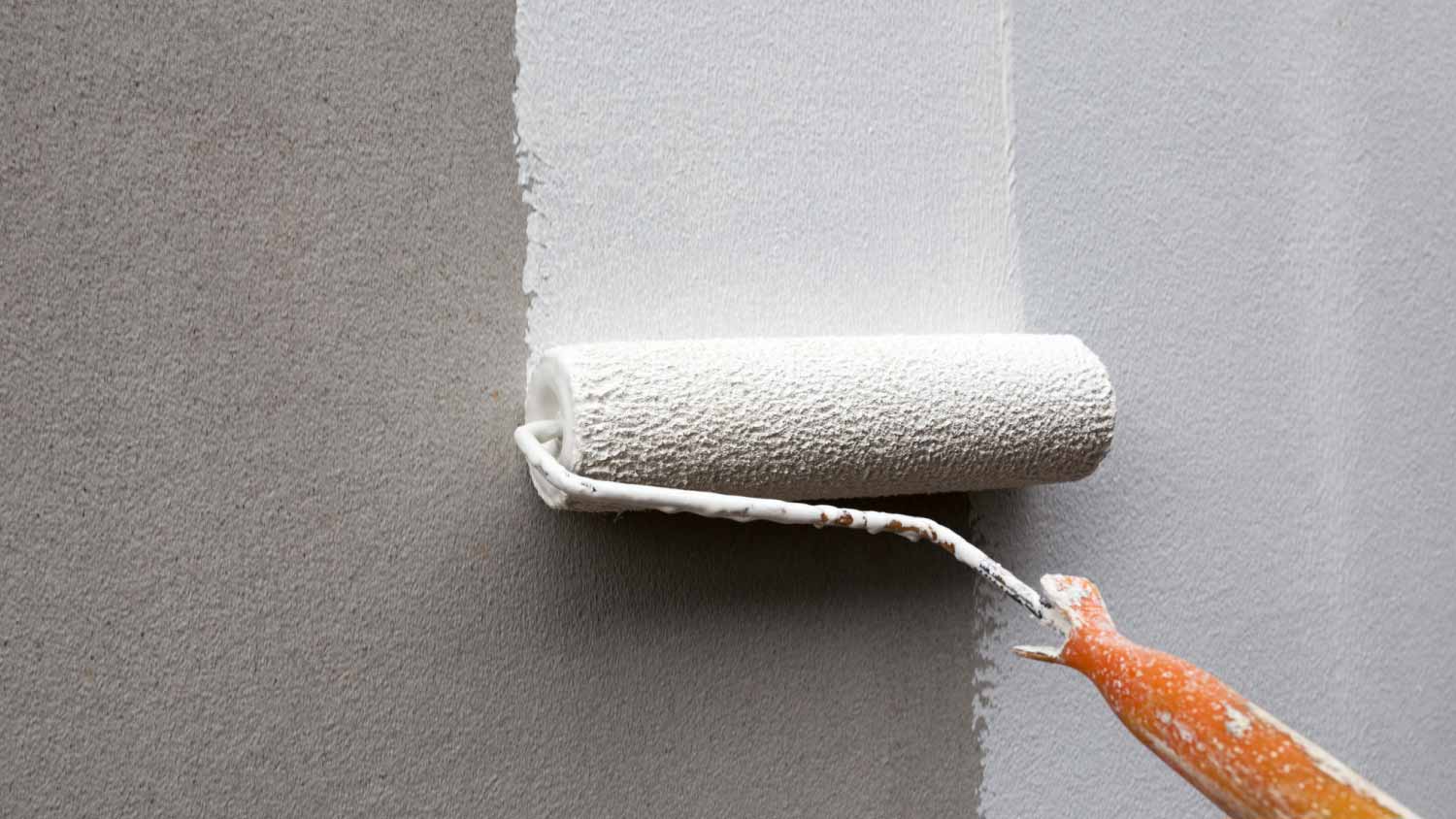 Painting white wall