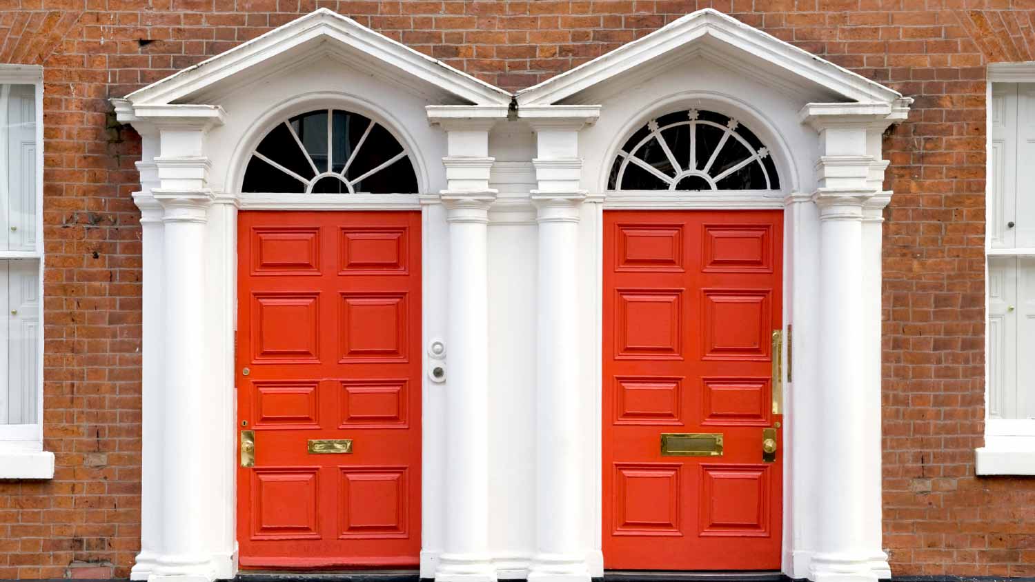 Pair of georgian front doors