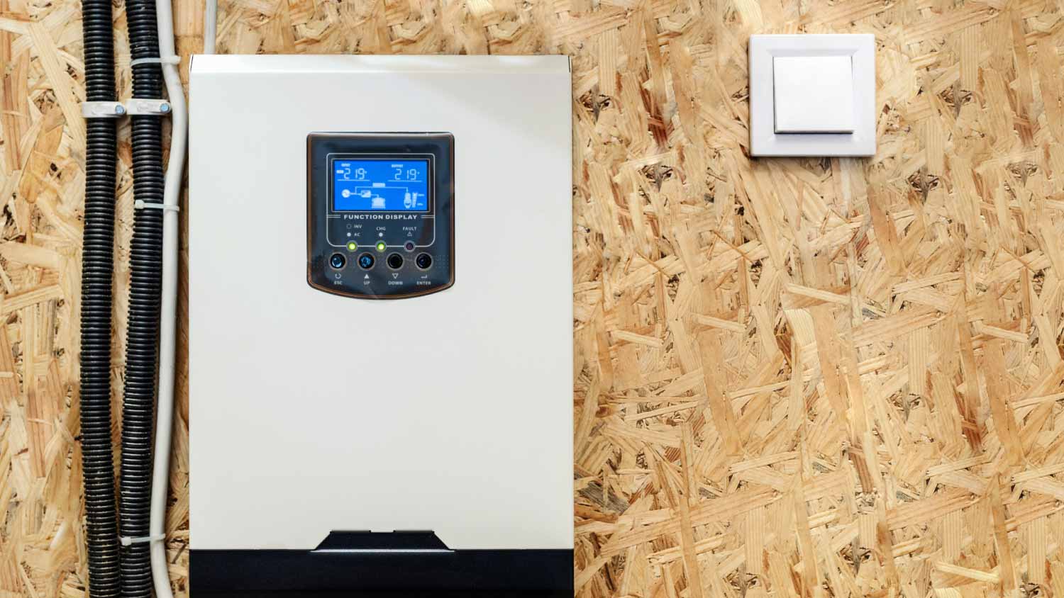 Solar inverter hybrid isometric System