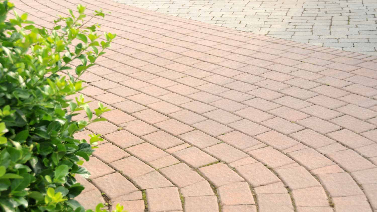 Two different kinds of paving stones