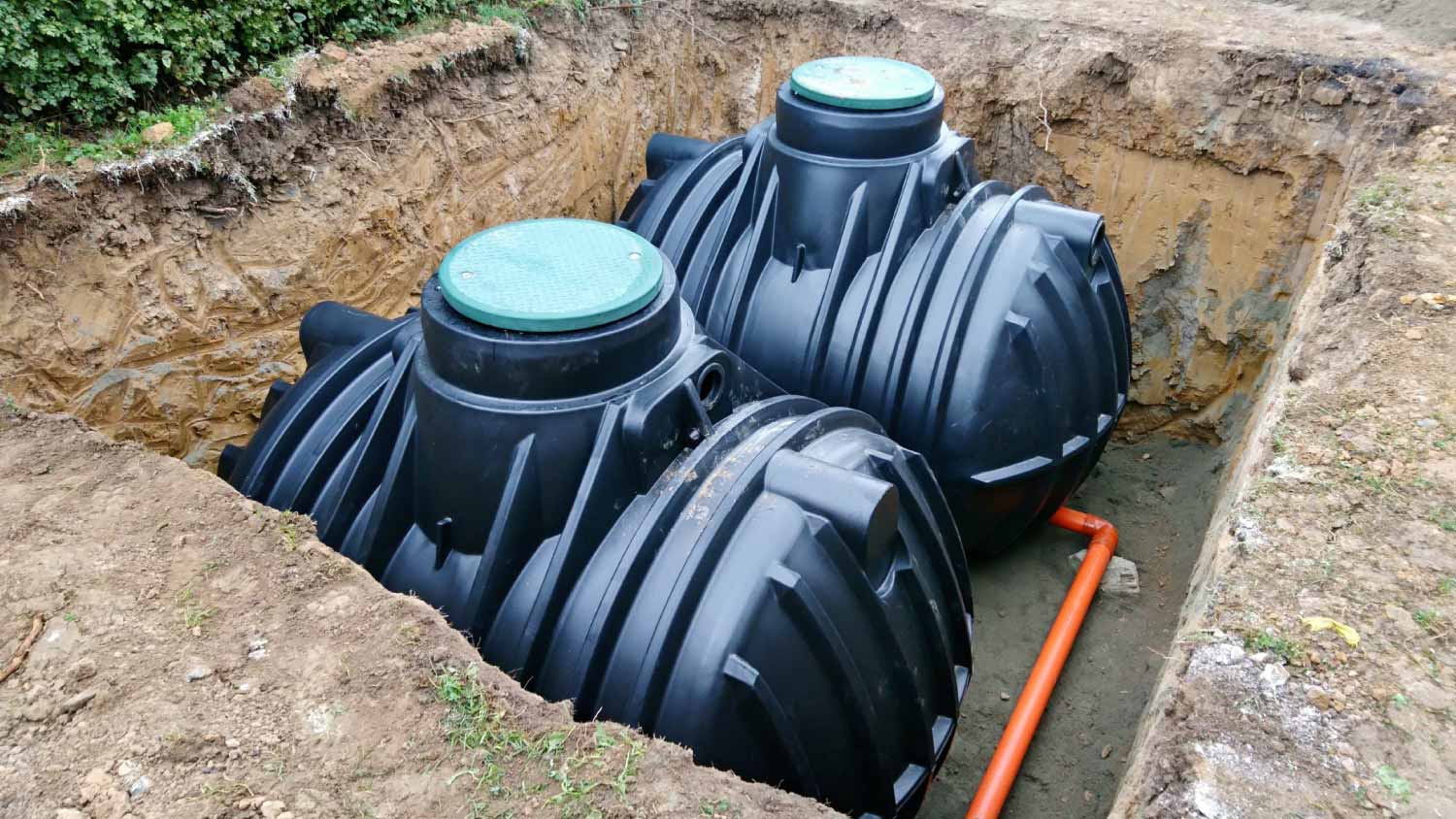 Underground rainwater storage