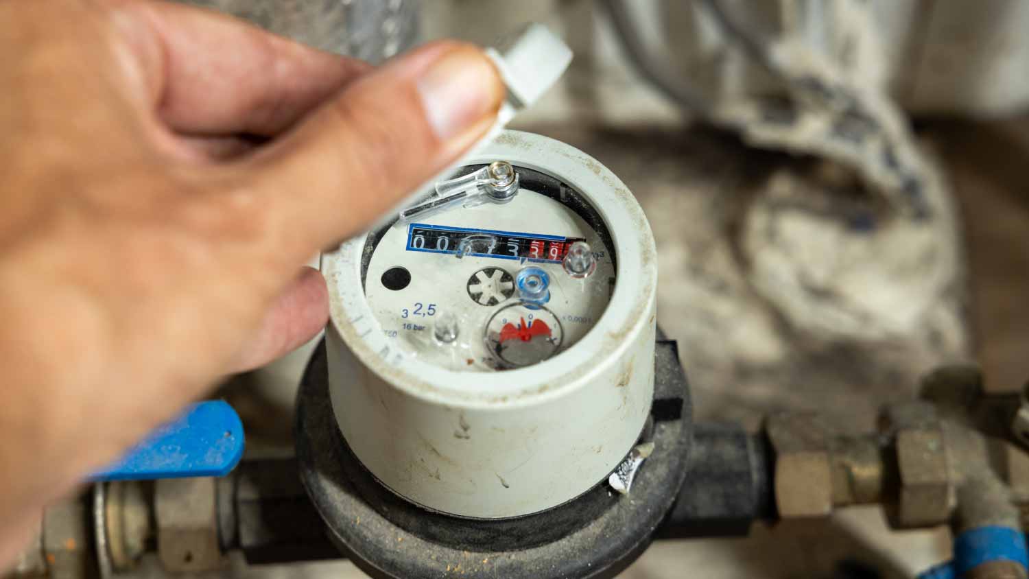 Water meter in private household