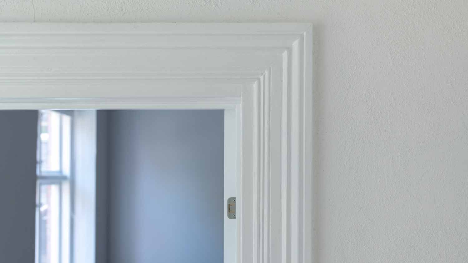 White door frame