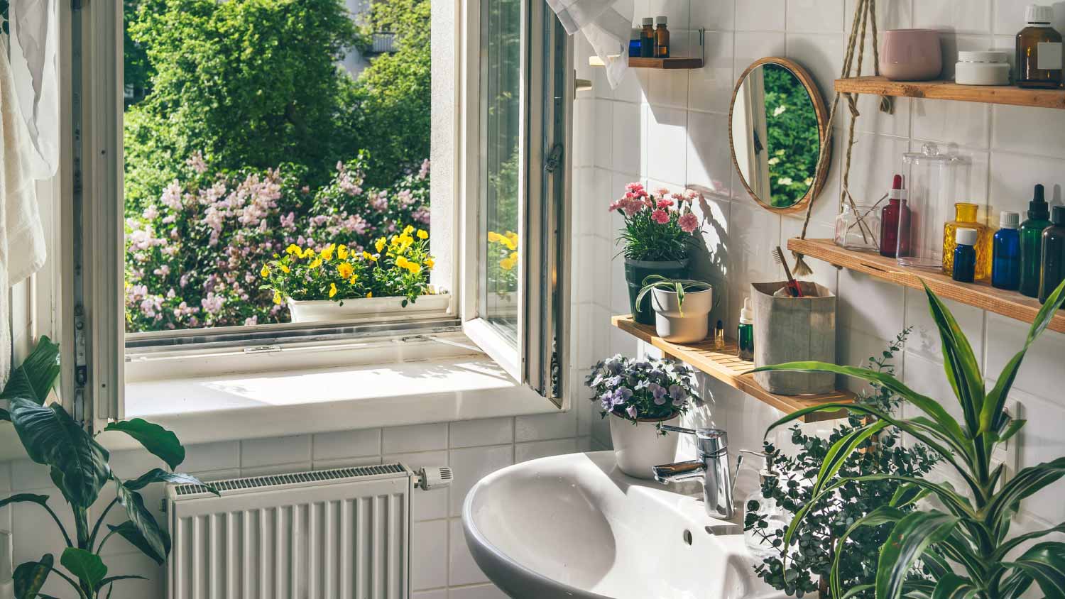 White modern bathroom