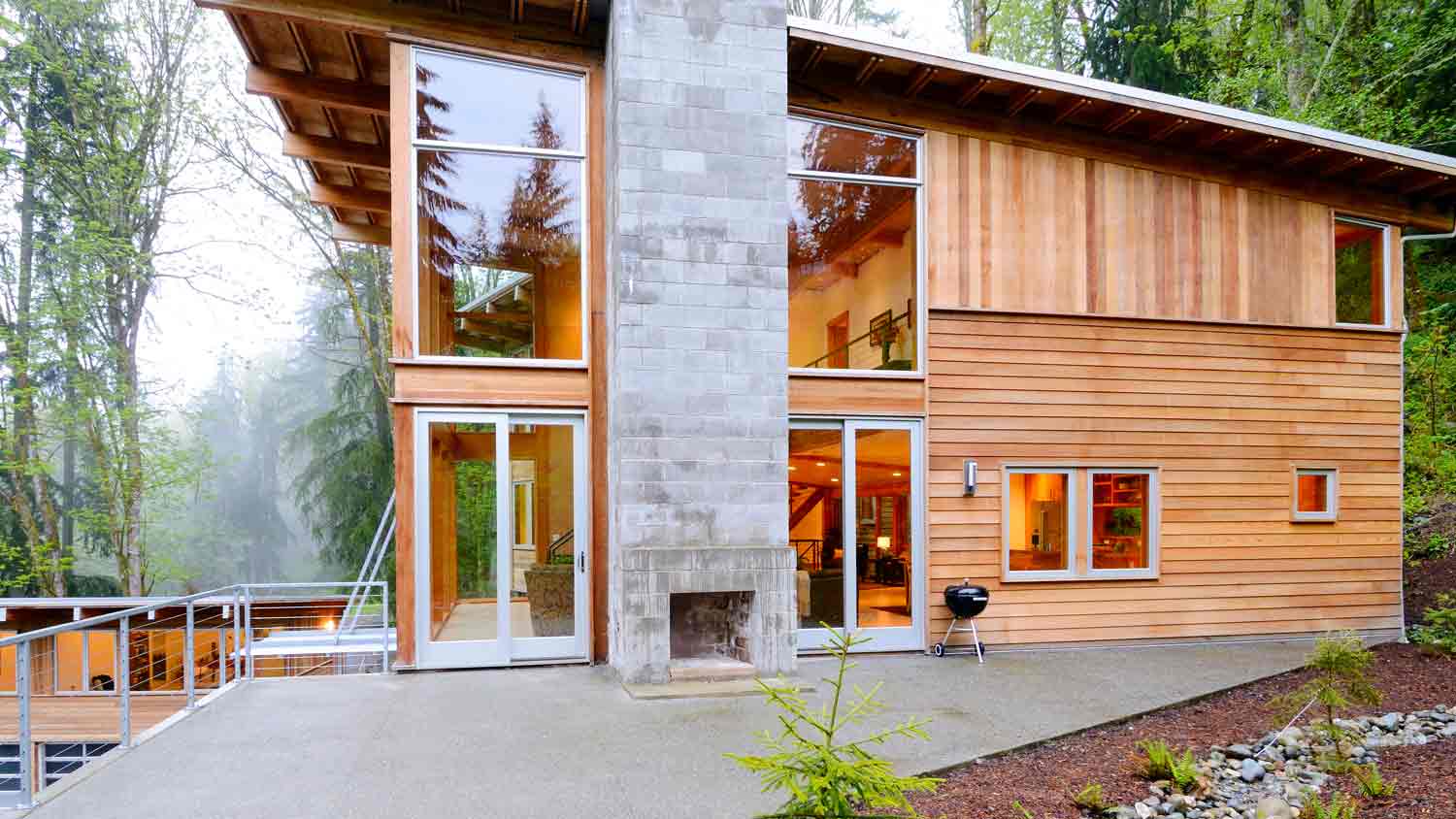 cedar siding house