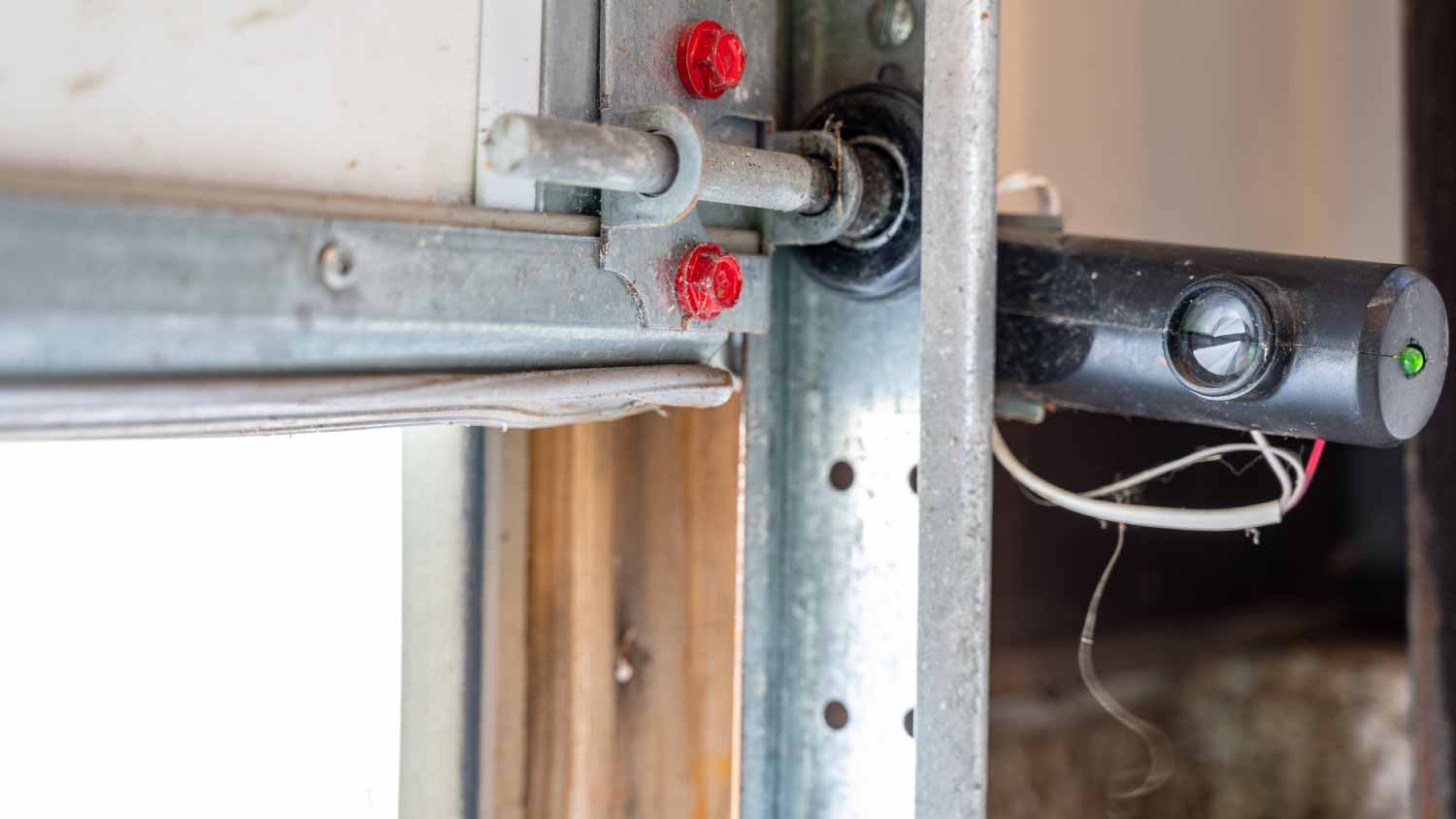 Garage door safety sensor