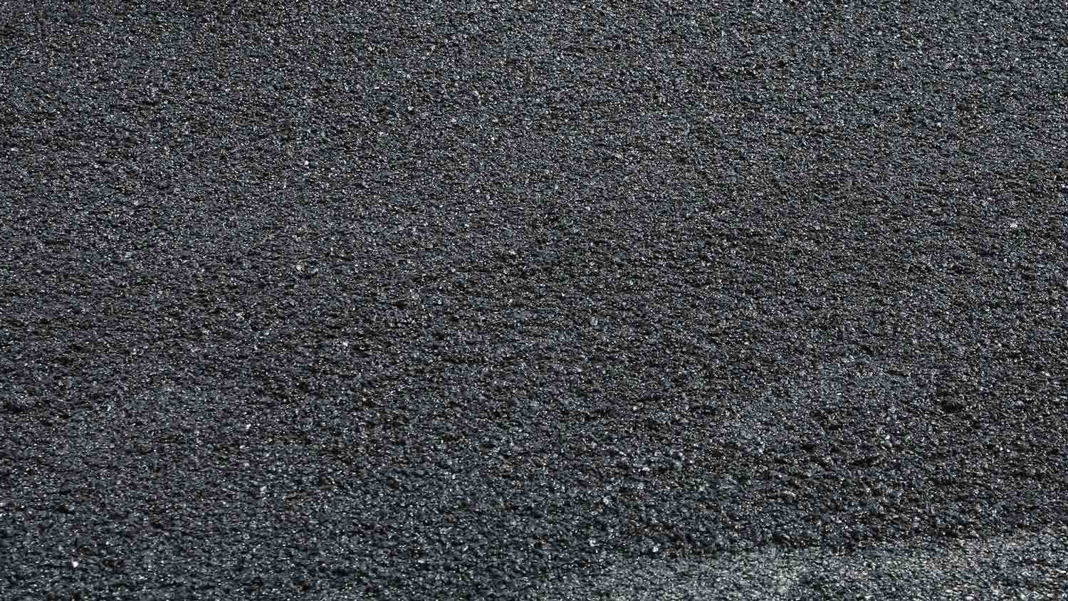 close up hot mix asphalt