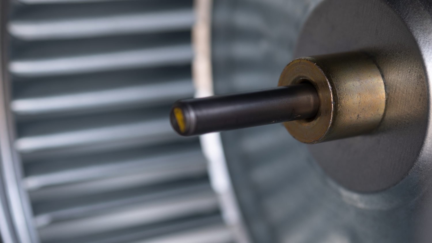 close up HVAC blower motor