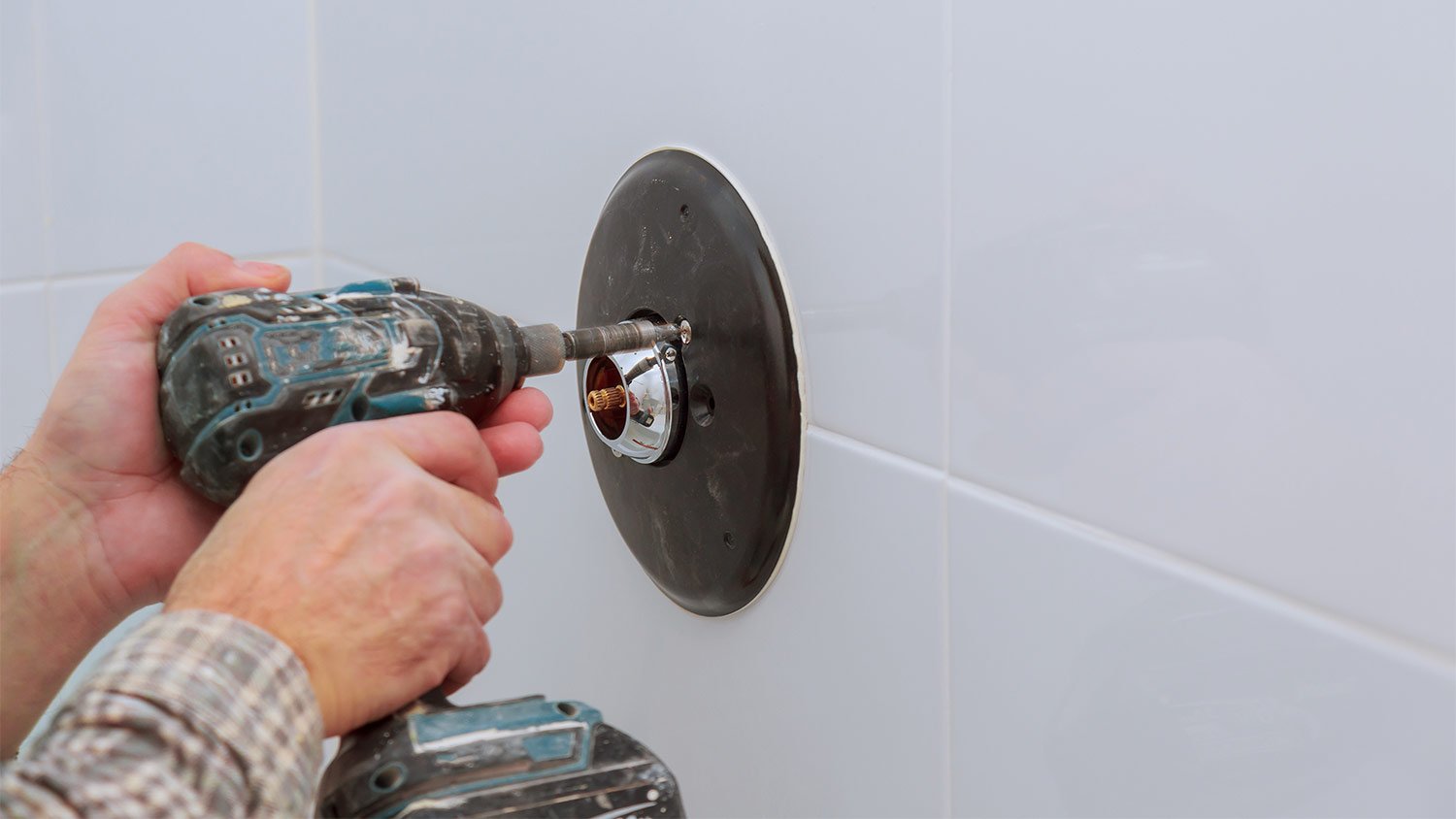 remove old shower knob