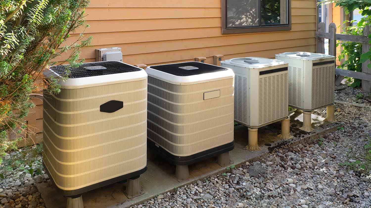 Additional hvac units outside of a house