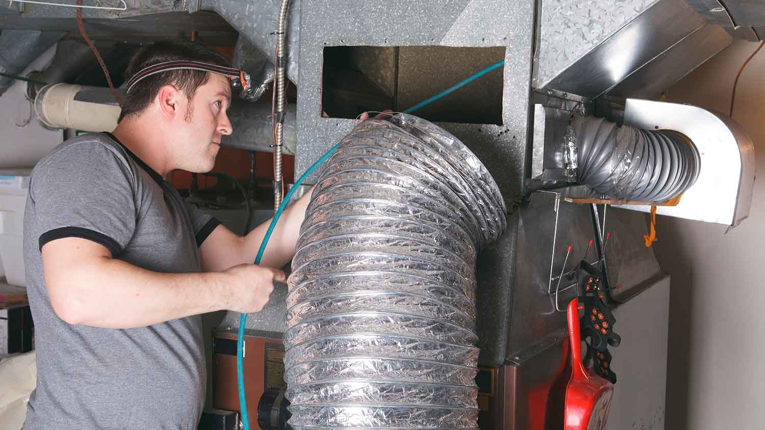 Professional air duct cleaning and inspection