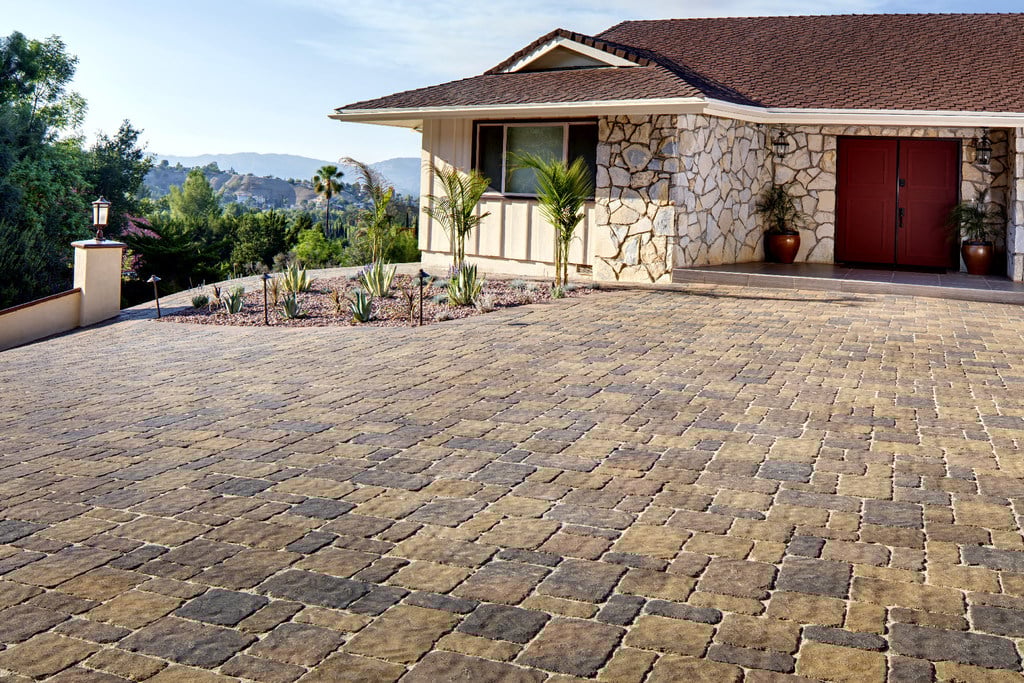 Paver driveway