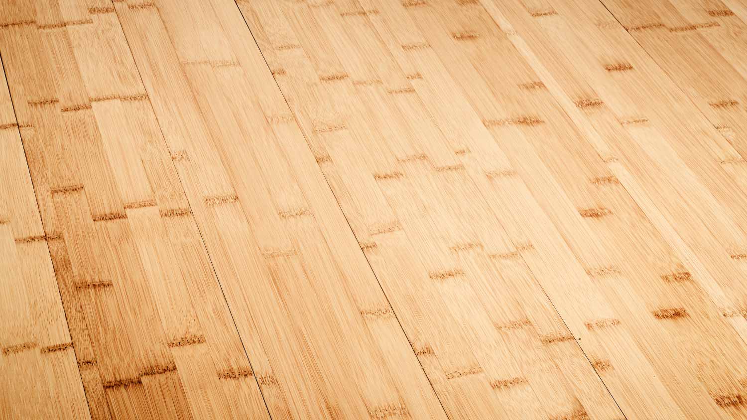 Bamboo wood slats floor