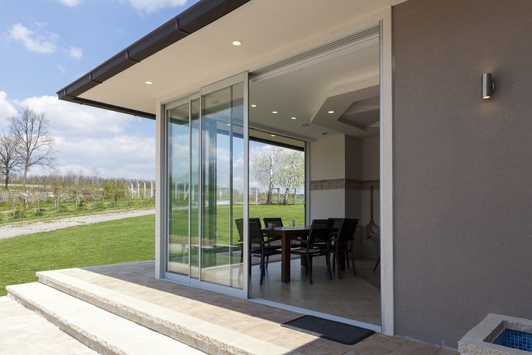 Large sliding door