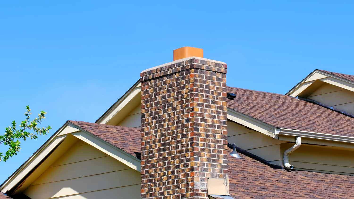 chimney fireplace roof