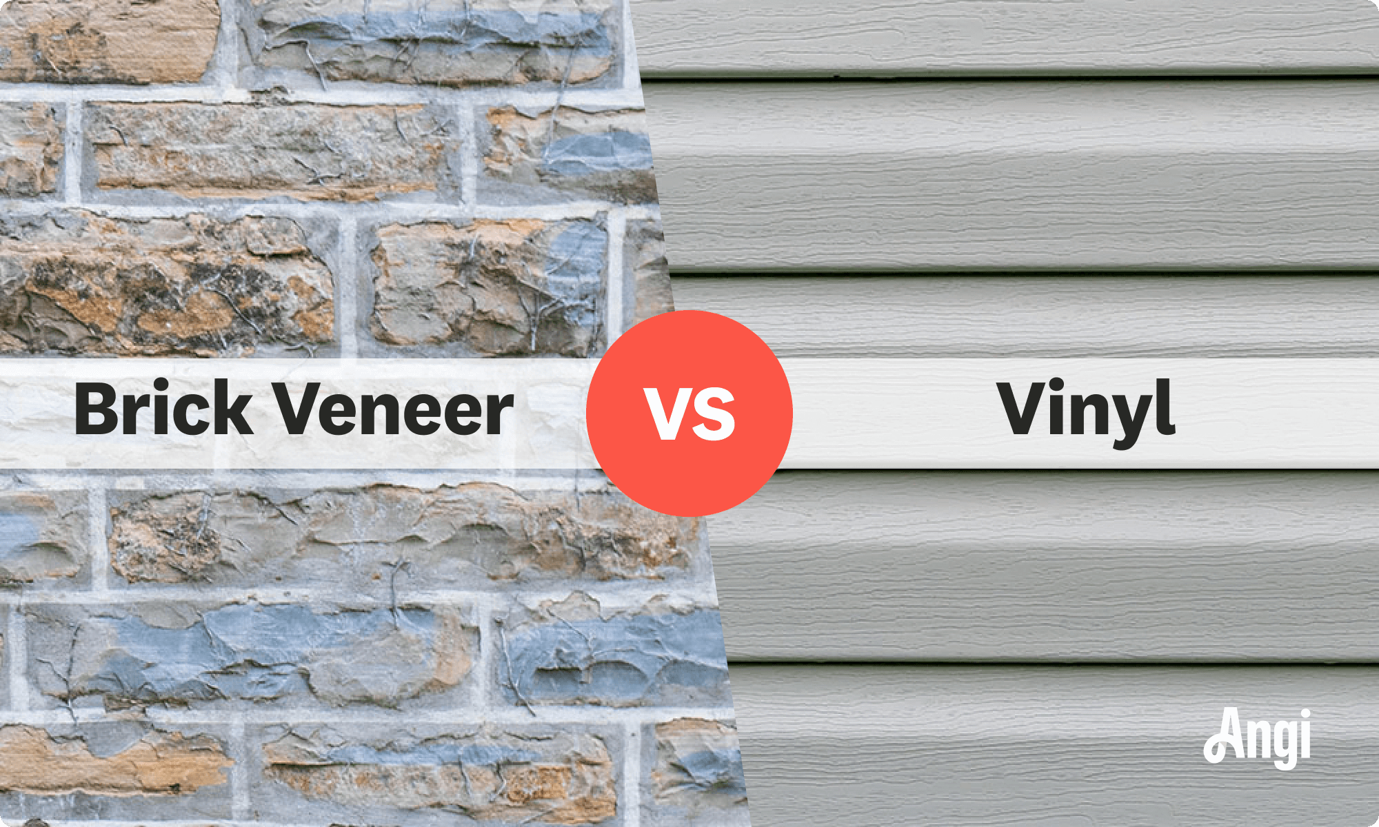 Brick veneer versus vinyl compared visually